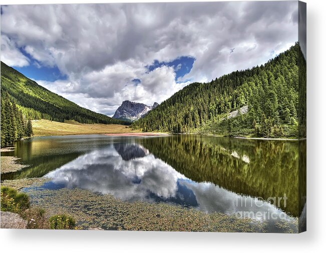 National Park Acrylic Print featuring the photograph Calaita Lake - Dolomiti - Italy by Paolo Signorini