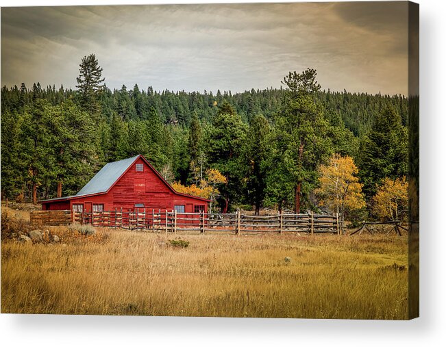 Colorado Acrylic Print featuring the photograph Caribou Ranch by Kevin Schwalbe