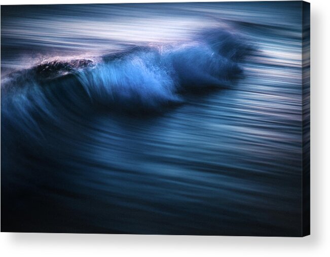 Ocean Acrylic Print featuring the photograph Carried Away by Sina Ritter