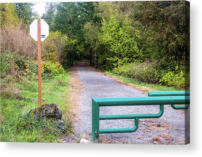 Cascade Trail At Challenger Road Acrylic Print featuring the photograph Cascade Trail at Challenger Road by Tom Cochran