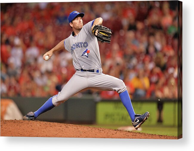 Great American Ball Park Acrylic Print featuring the photograph Casey Janssen by Jamie Sabau