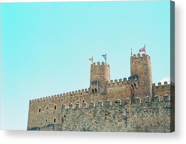 Holiday Acrylic Print featuring the photograph Castle in the sky by Barthelemy de Mazenod