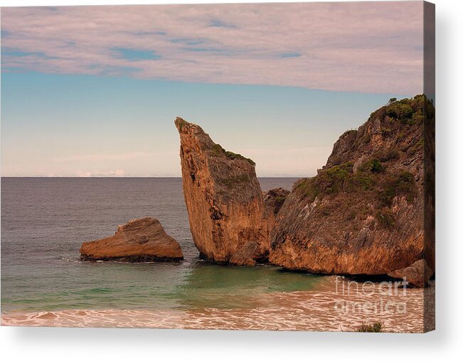 Windy Harbour Acrylic Print featuring the photograph Cathedral Rock, Windy Harbour, Western Australia by Elaine Teague