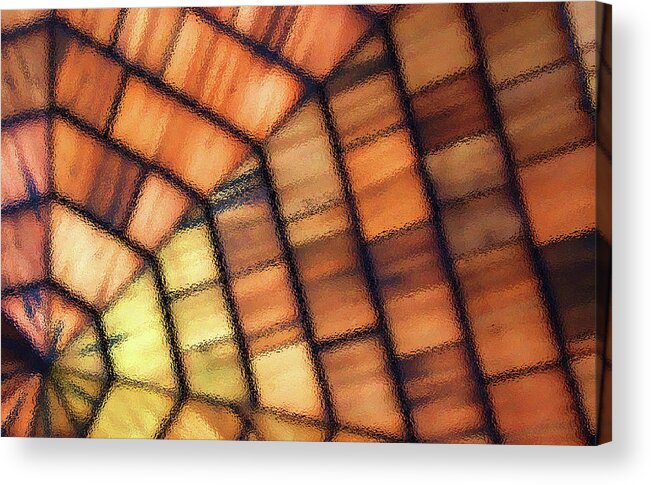 Wood Acrylic Print featuring the photograph Cedar Glass1641 by Carolyn Stagger Cokley