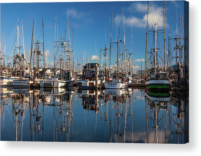 Oregon Acrylic Print featuring the photograph Charleston Harbor by Patrick Campbell