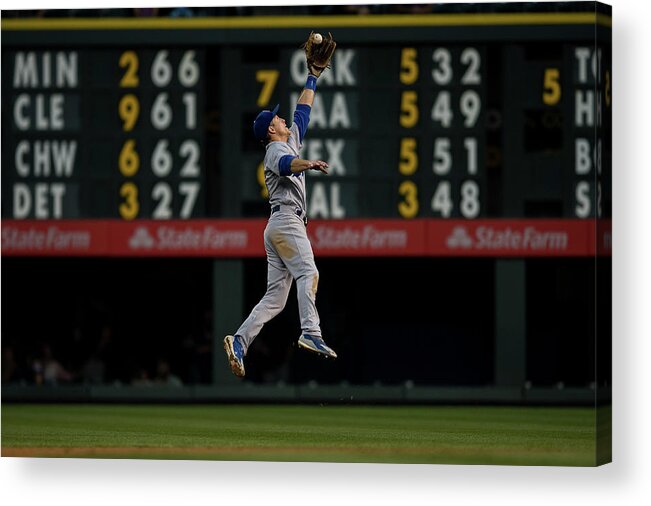 People Acrylic Print featuring the photograph Chase Utley by Dustin Bradford