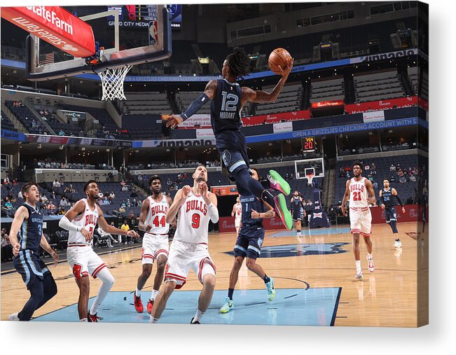 Nba Pro Basketball Acrylic Print featuring the photograph Chicago Bulls v Memphis Grizzlies by Joe Murphy