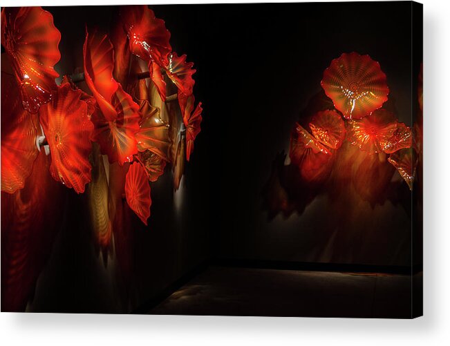 Blownglass Acrylic Print featuring the photograph Chihuly Glass No.4 by Vicky Edgerly
