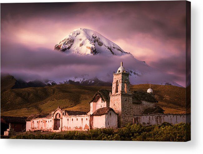 Tomarapi Acrylic Print featuring the photograph Church Tomarapi by Peter Boehringer