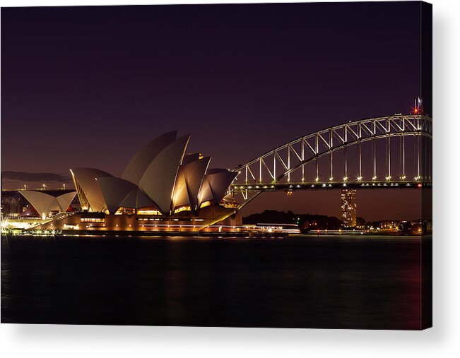 Sydney Acrylic Print featuring the photograph Classic Elegance by Andrew Paranavitana