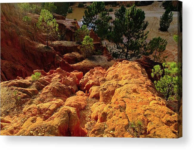 Cliff Edge Acrylic Print featuring the photograph Cliff Edge by Angelo DeVal