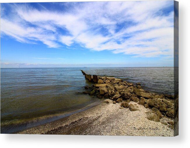 Lake Erie Acrylic Print featuring the photograph Coastal Ohio Series 1 by Mary Walchuck