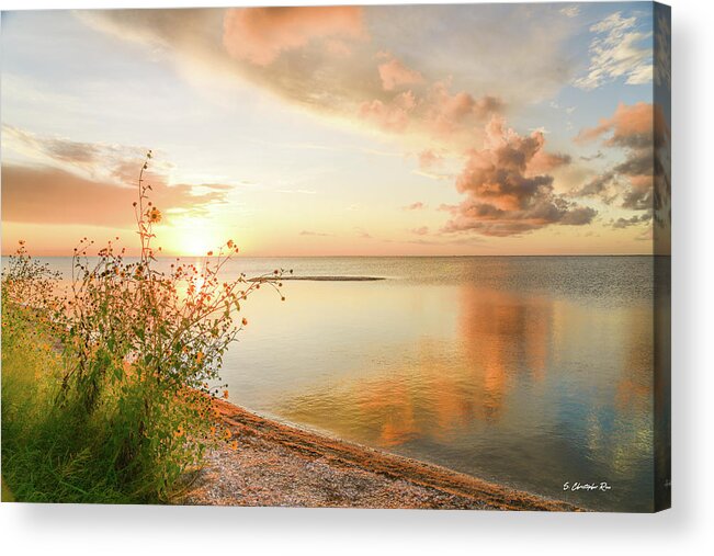 Coast Acrylic Print featuring the photograph Coastal Sunset by Christopher Rice