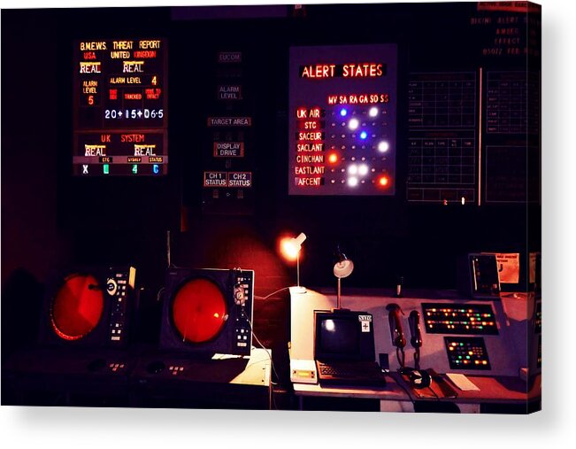 Nuclear Acrylic Print featuring the photograph Cold War Central by Ian Hutson