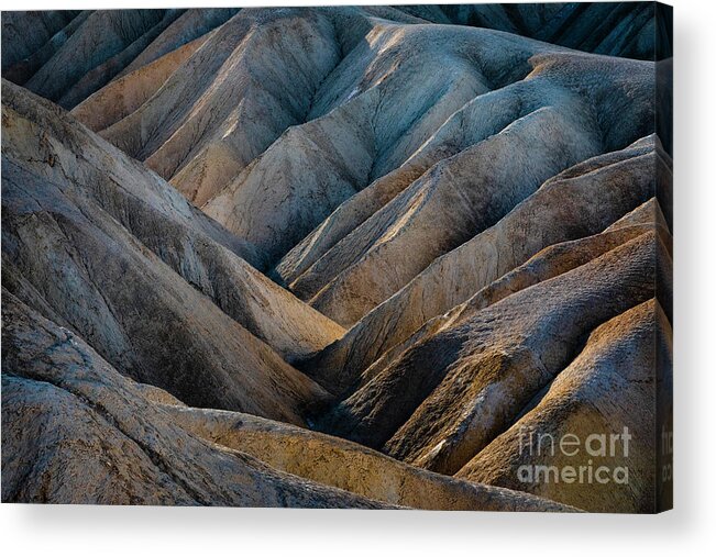 Death Valley Acrylic Print featuring the photograph Colors of the Wind by Erin Marie Davis