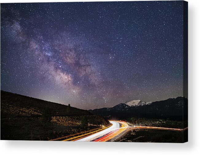 Car Acrylic Print featuring the photograph Commute to the Core by Mike Lee