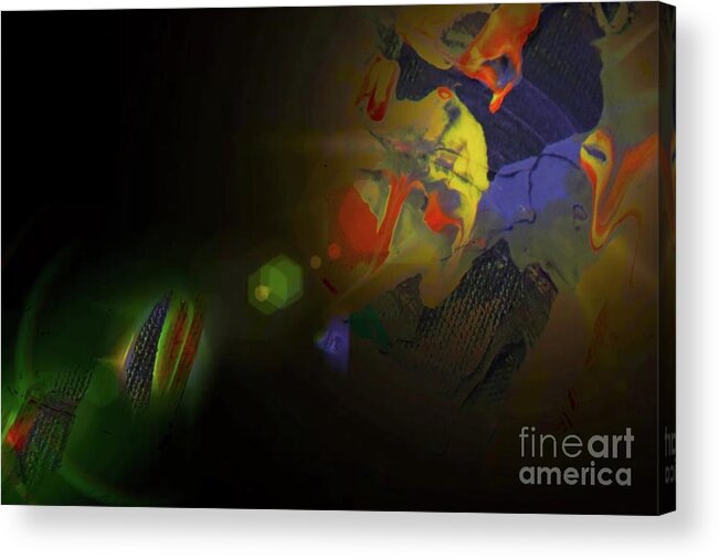 Paint Acrylic Print featuring the digital art Compassion Of Light by Yvonne Padmos
