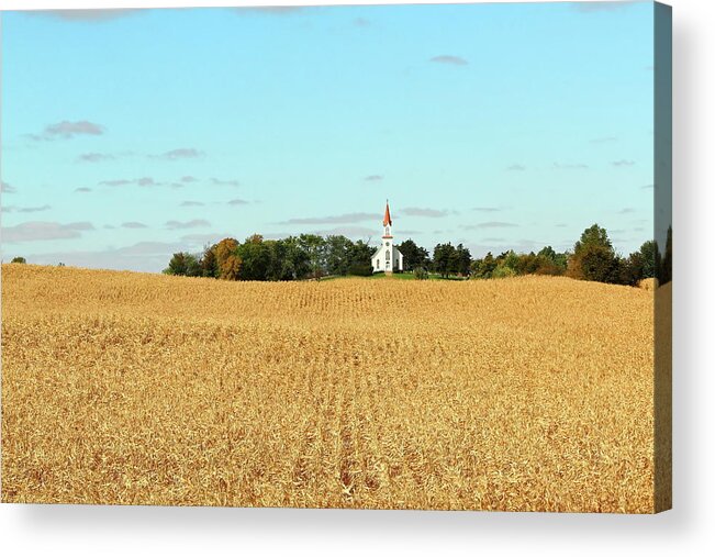 Church Acrylic Print featuring the photograph Country Church by Lens Art Photography By Larry Trager