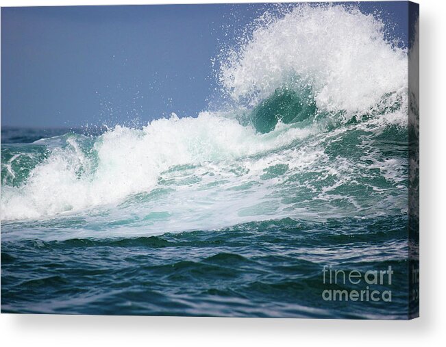 Philippines Acrylic Print featuring the photograph Crashing Waves by Wilko van de Kamp Fine Photo Art