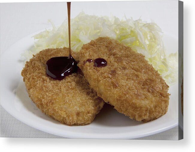 Croquette Acrylic Print featuring the photograph Croquettes by Gyro