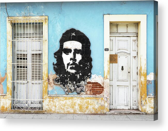 Photography Acrylic Print featuring the photograph Cuba Fuerte Collection - Cuban House by Philippe HUGONNARD