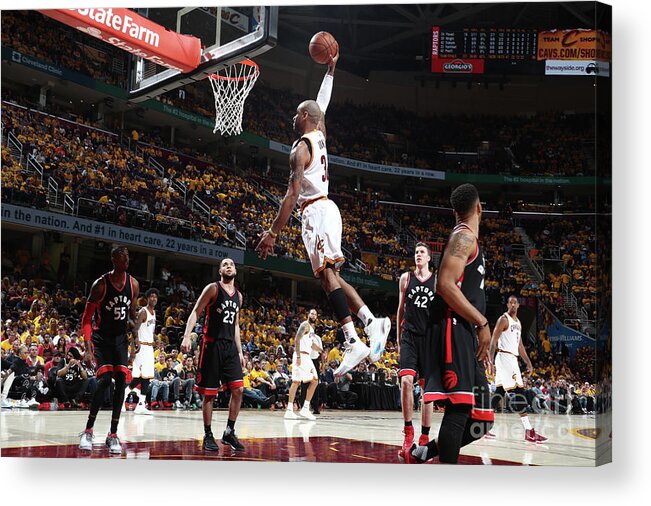 Playoffs Acrylic Print featuring the photograph Dahntay Jones by Nathaniel S. Butler