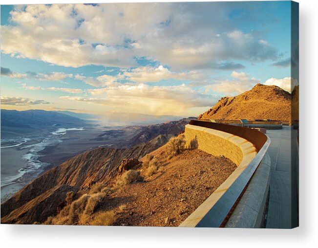 Nature Acrylic Print featuring the photograph Dante's Viewing Area by Mike Lee