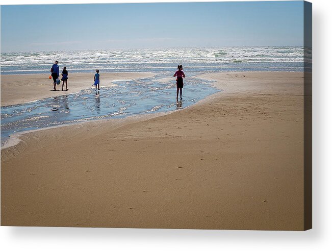 Beach Acrylic Print featuring the photograph Day at the Beach by Craig J Satterlee