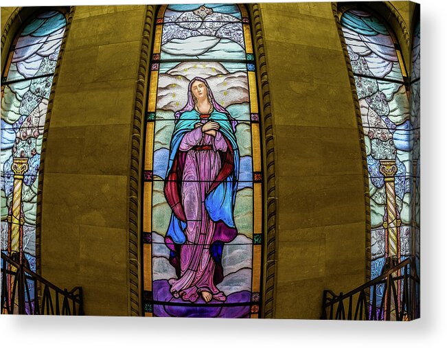 Virgin Mary Acrylic Print featuring the photograph Deliverance by Emerita Wheeling