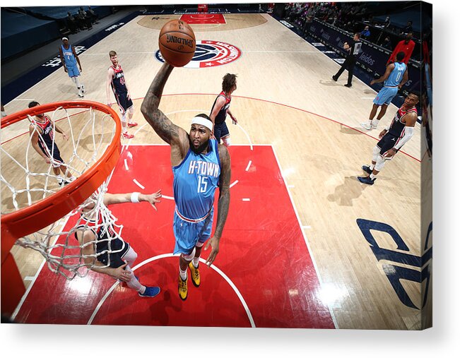 Demarcus Cousins Acrylic Print featuring the photograph Demarcus Cousins by Ned Dishman
