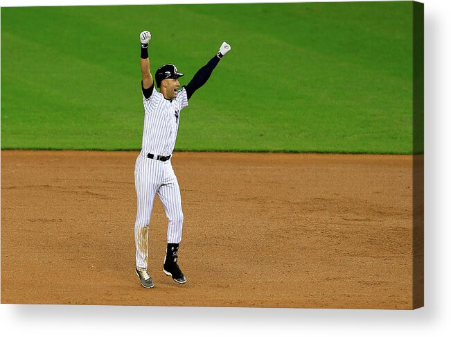 Ninth Inning Acrylic Print featuring the photograph Derek Jeter by Alex Trautwig