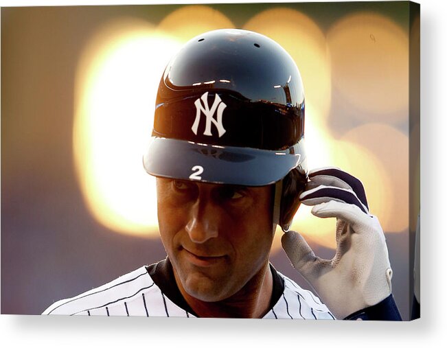 People Acrylic Print featuring the photograph Derek Jeter by Jamie Squire