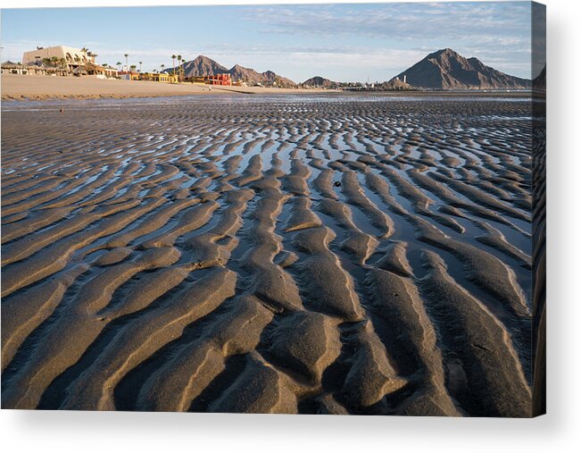 Sand Acrylic Print featuring the photograph Details in the Sand by Margaret Pitcher
