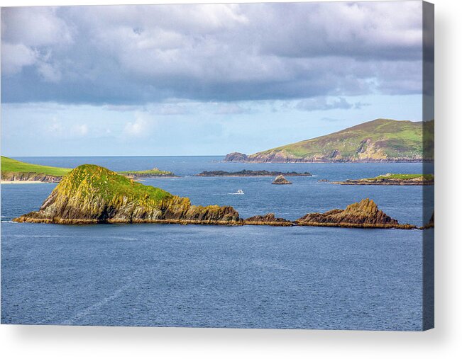 Dingle Acrylic Print featuring the photograph Dingle Islets by Karen Smale