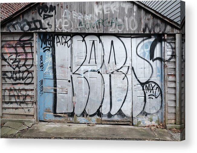Urban Acrylic Print featuring the photograph Doors On Doors by Kreddible Trout