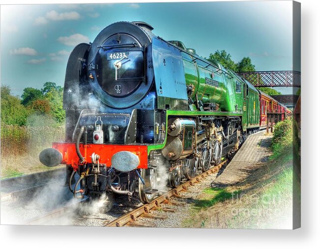 Steam Acrylic Print featuring the photograph Duchess at Butterley Station by David Birchall