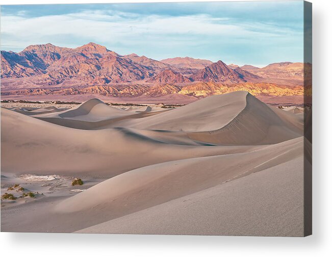 Death Valley National Park Acrylic Print featuring the photograph Desert Monuments by Jonathan Nguyen
