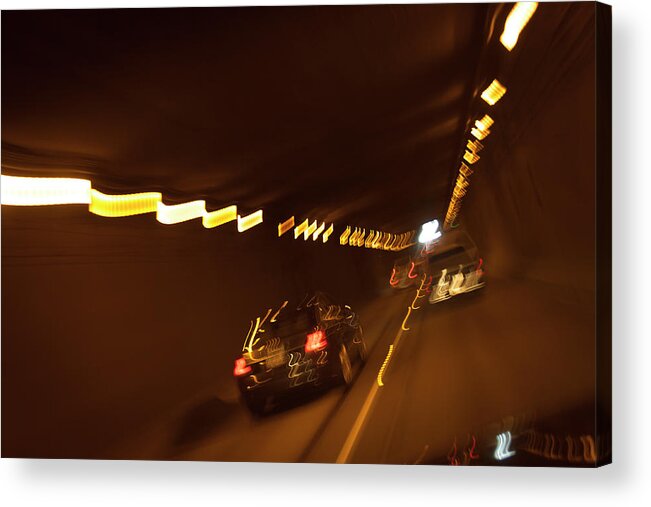 Tunnel Acrylic Print featuring the photograph dv8 Massey by Jim Whitley