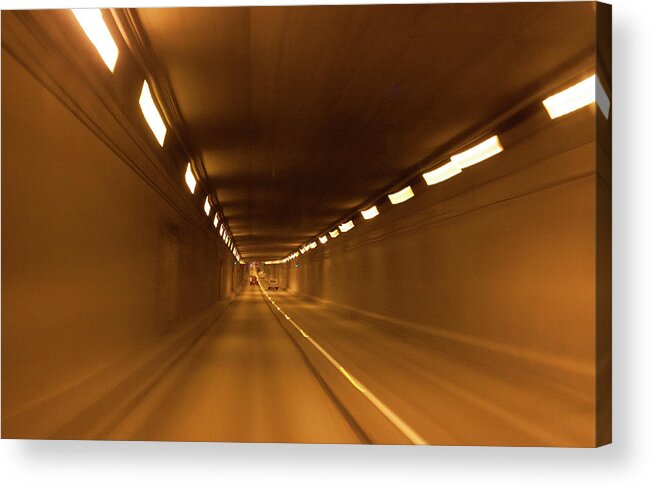 Massey Acrylic Print featuring the photograph dv8 Tunnel by Jim Whitley