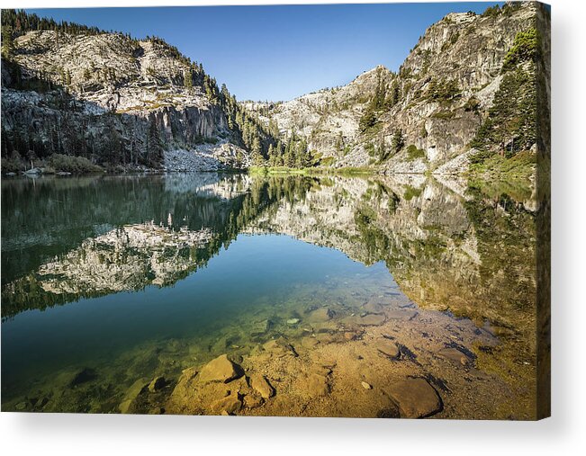 California Acrylic Print featuring the photograph Eagle Lake Lake Tahoe by Gary Geddes