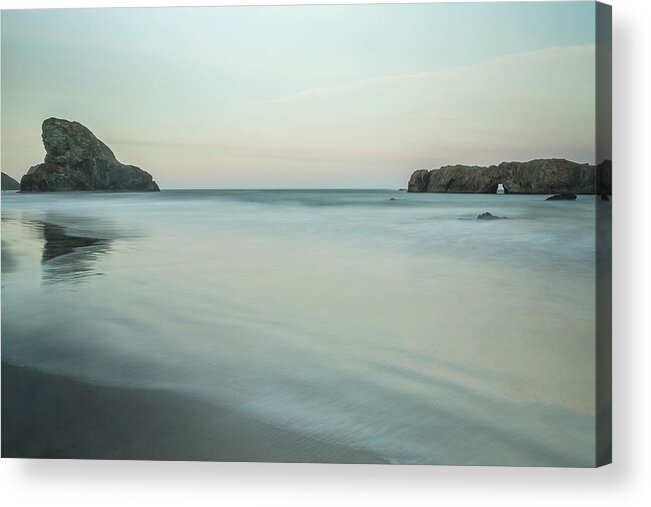 Meyer's Creek Beach Acrylic Print featuring the photograph Early Morning at Meyers Creek Beach by Belinda Greb