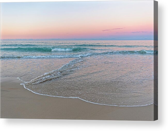 Sea Acrylic Print featuring the photograph Edge of the Water by Catherine Reading