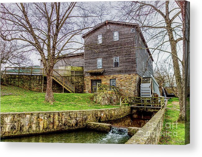 Edwards Mill Acrylic Print featuring the photograph Edwards Mill by Jennifer White