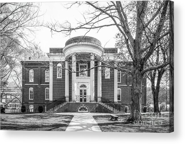 Emory And Henry Acrylic Print featuring the photograph Emory and Henry College Byars Hall by University Icons