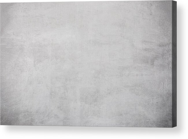 Material Acrylic Print featuring the photograph Empty background, concrete texture by Louis Koo