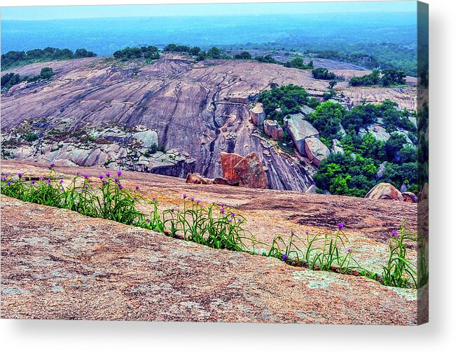 Rock Acrylic Print featuring the photograph Enchanted Rock 003 by James C Richardson