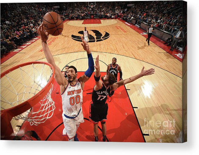 Enes Kanter Acrylic Print featuring the photograph Enes Kanter by Ron Turenne