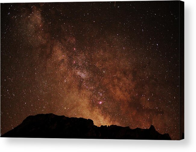Landscape Acrylic Print featuring the photograph Eruption of stars by Karine GADRE