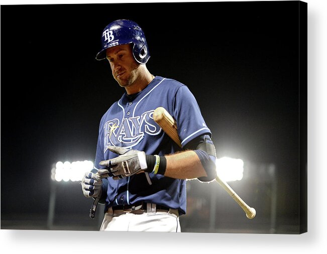 Ninth Inning Acrylic Print featuring the photograph Evan Longoria by Patrick Smith