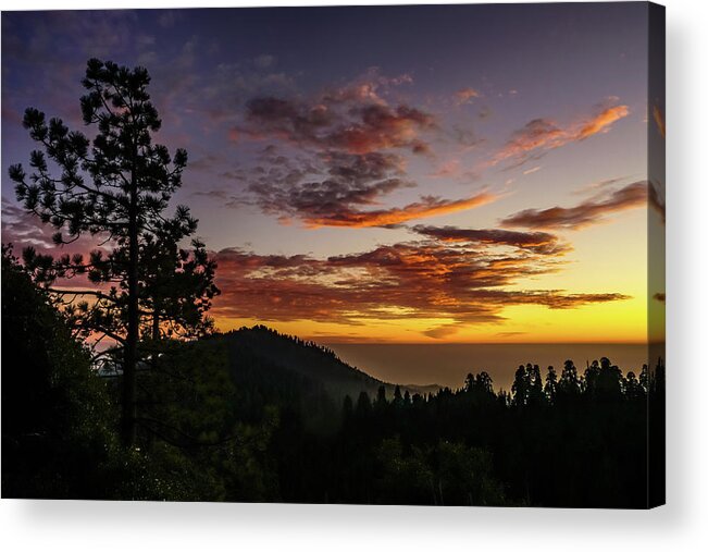  Sunset Acrylic Print featuring the photograph Evening Sky by Brett Harvey